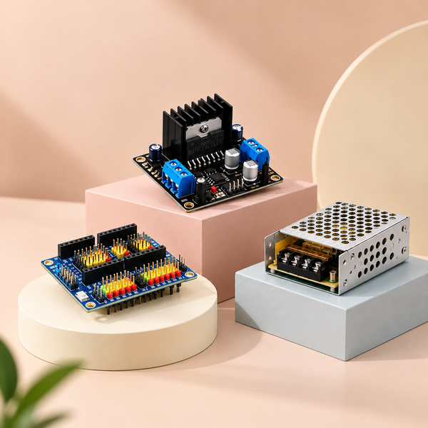 Motor Shield & Drivers	Shields & Accessories	Power Supply & Modules