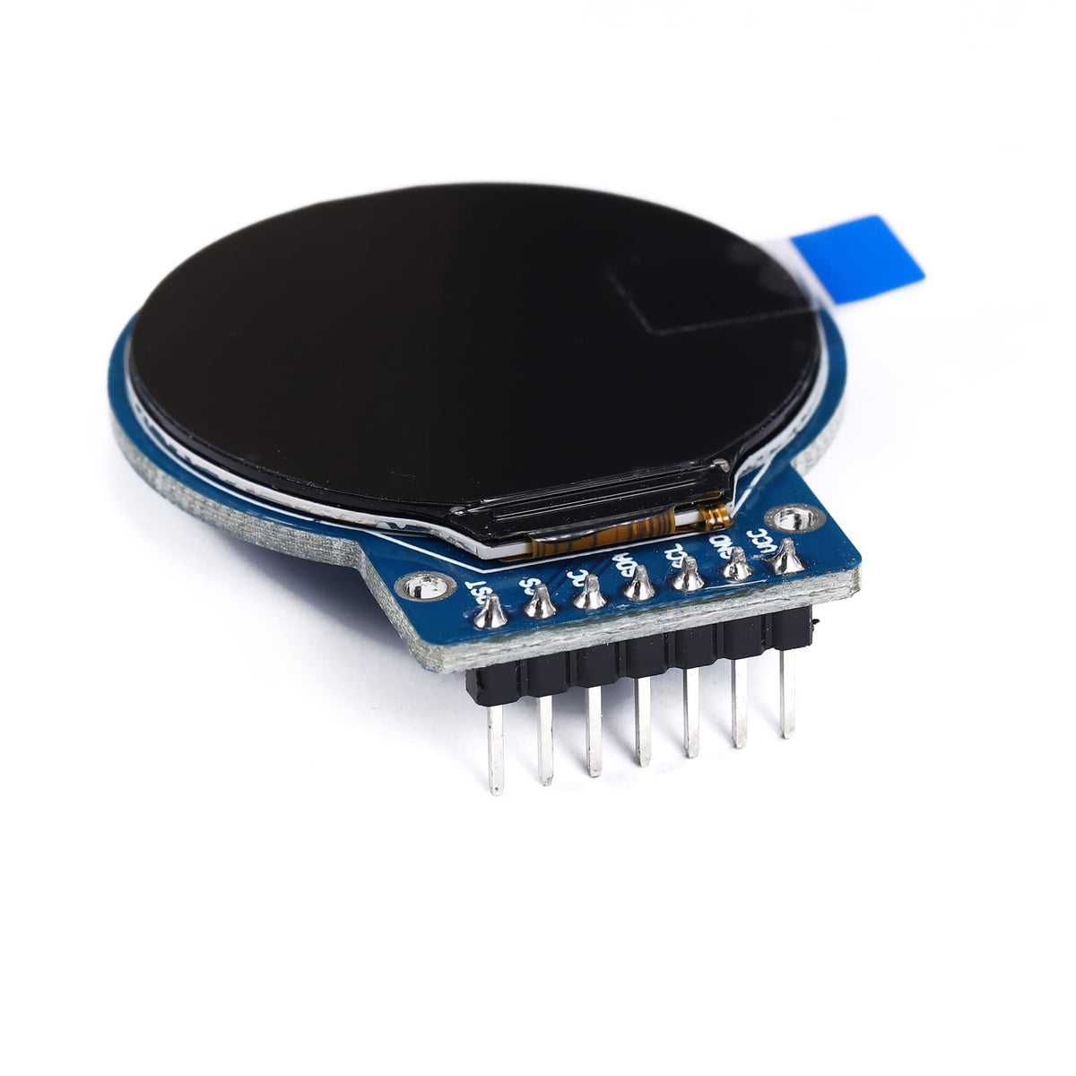 1.28" Round TFT LCD Display 240×240 RGB SPI 7-Pin (No Header) – M128T-240240-RGB-7