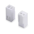 WHITE RMC ( FEMALE) WITHOUT WIRE 2P