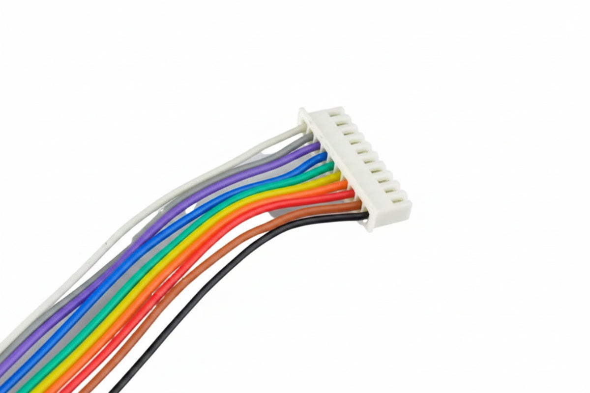 WHITE RMC (FEMALE) WITH WIRE 10P