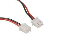 WHITE RMC (FEMALE) WITH WIRE 2P