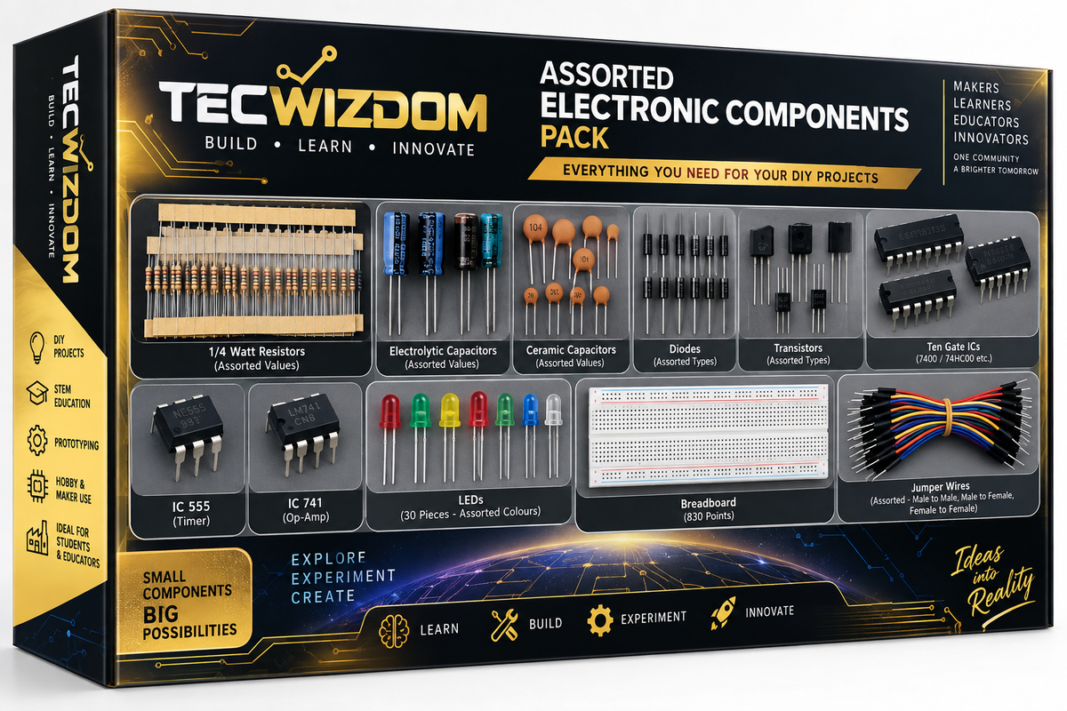 Assorted Electronic Components Pack