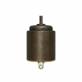 Round Motor 265 with dark cylindrical housing, top shaft and lower terminal tab