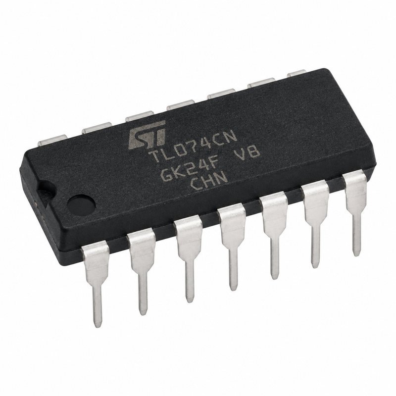 TL074 Quad JFET Input Op-Amp IC (Min 5 Pcs)
