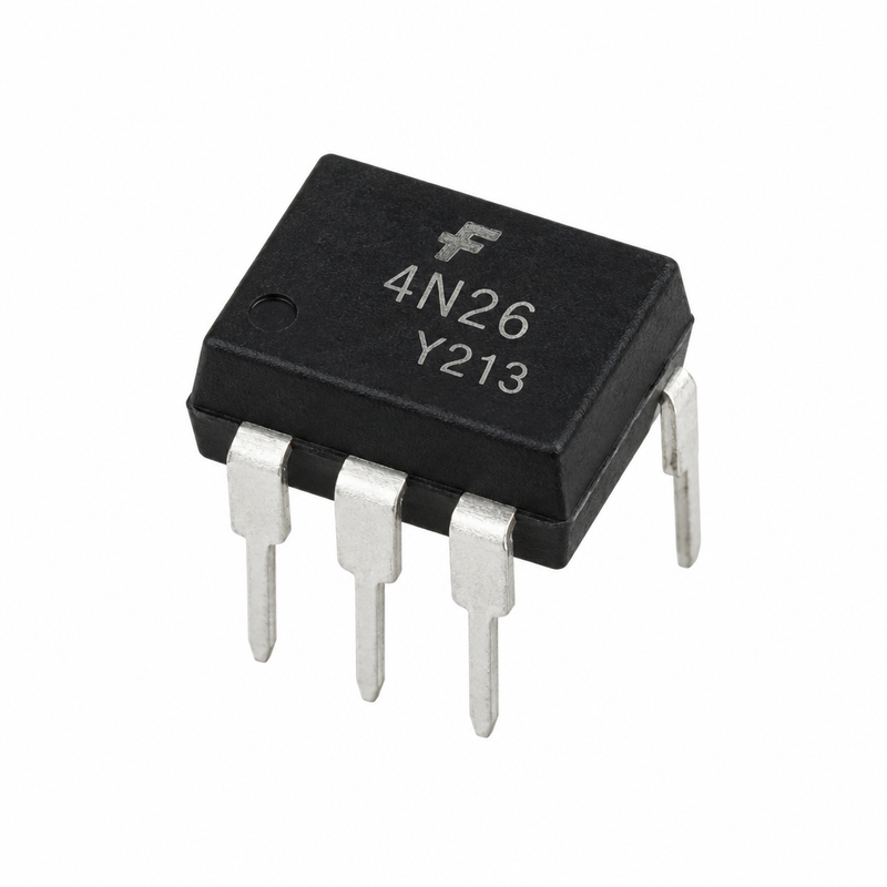 4N26 Phototransistor Optocoupler IC (Min 5 Pcs)