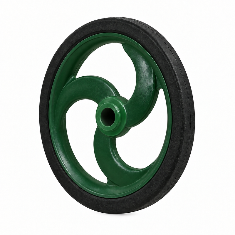 ROBOT WHEEL 56 (9 × 1.5 cm, GREEN CENTRE)
