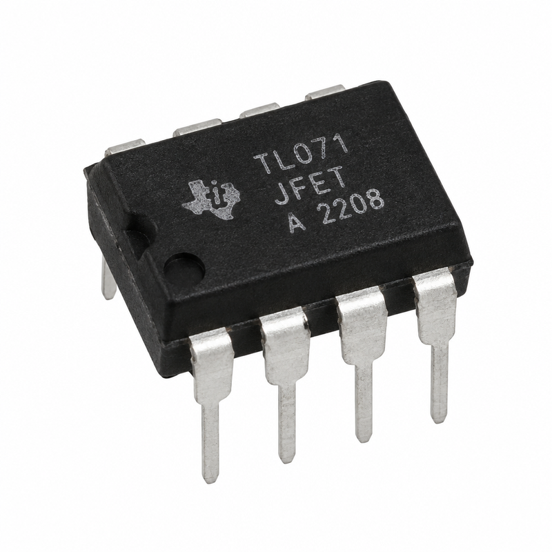 TL071 JFET-Input Single Op-Amp IC (Min 5 Pcs)