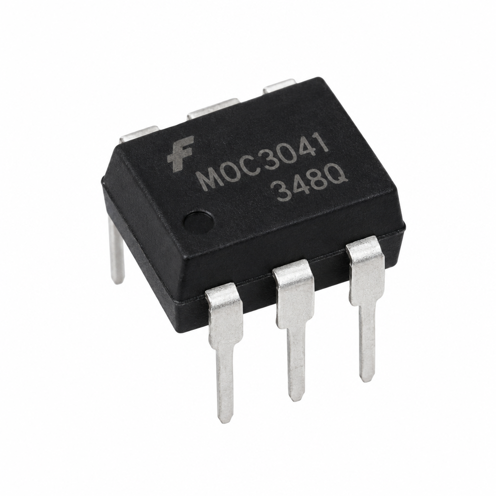 MOC3041 Zero-Crossing TRIAC Driver Optocoupler IC (Min 5 Pcs)