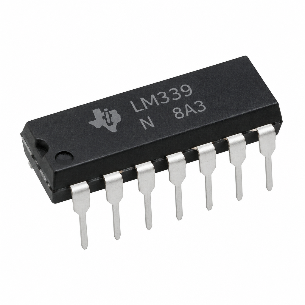 LM339 Quad Voltage Comparator IC DIP-14