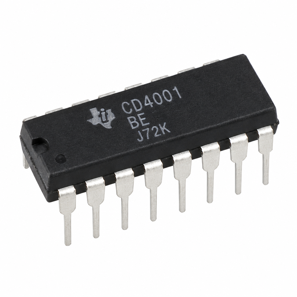 CD4001 Quad 2-Input NOR Gate CMOS IC DIP-14