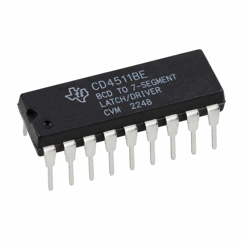 CD4511 BCD to 7-Segment Decoder Driver CMOS IC DIP-16