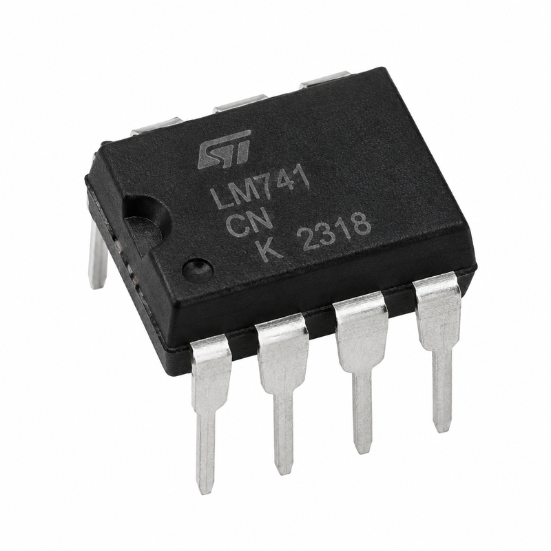 LM741 Single Op-Amp IC (Min 5 Pcs)