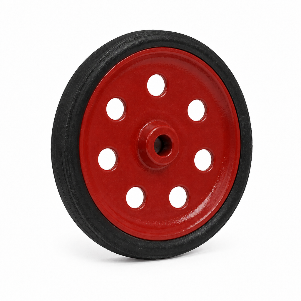 Wheel 62 with seven punched holes