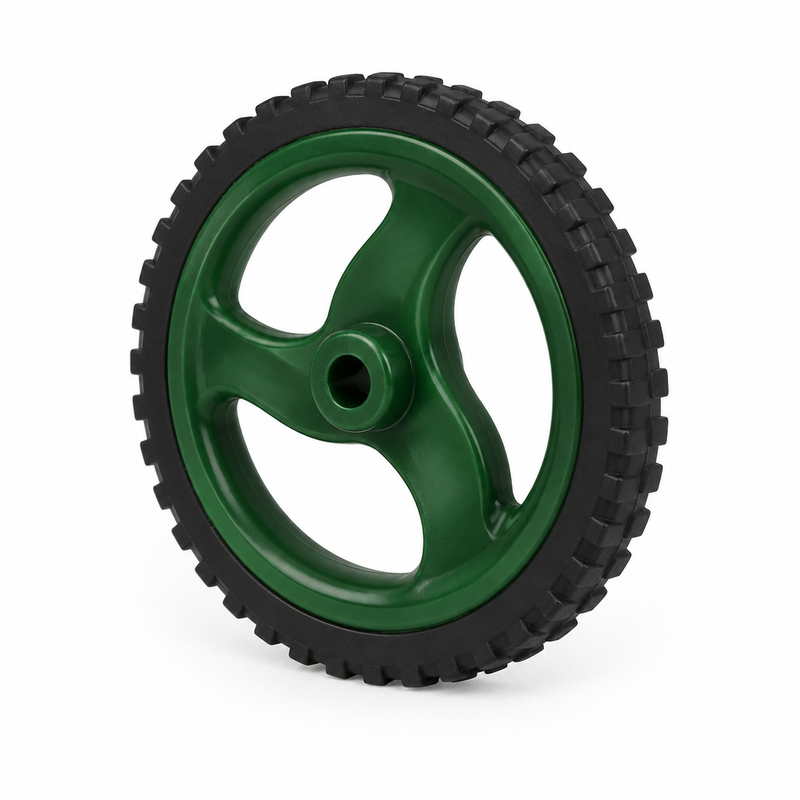 BO ROBOT WHEEL 63 (7 × 1.25 cm, GREEN SPOKES)